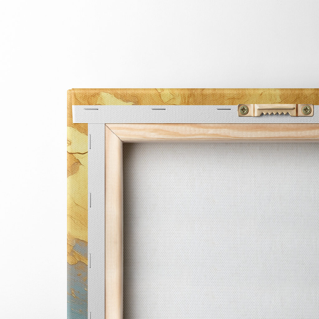 Oceanic canvas of azure and amber Oceanic canvas of azure and amber