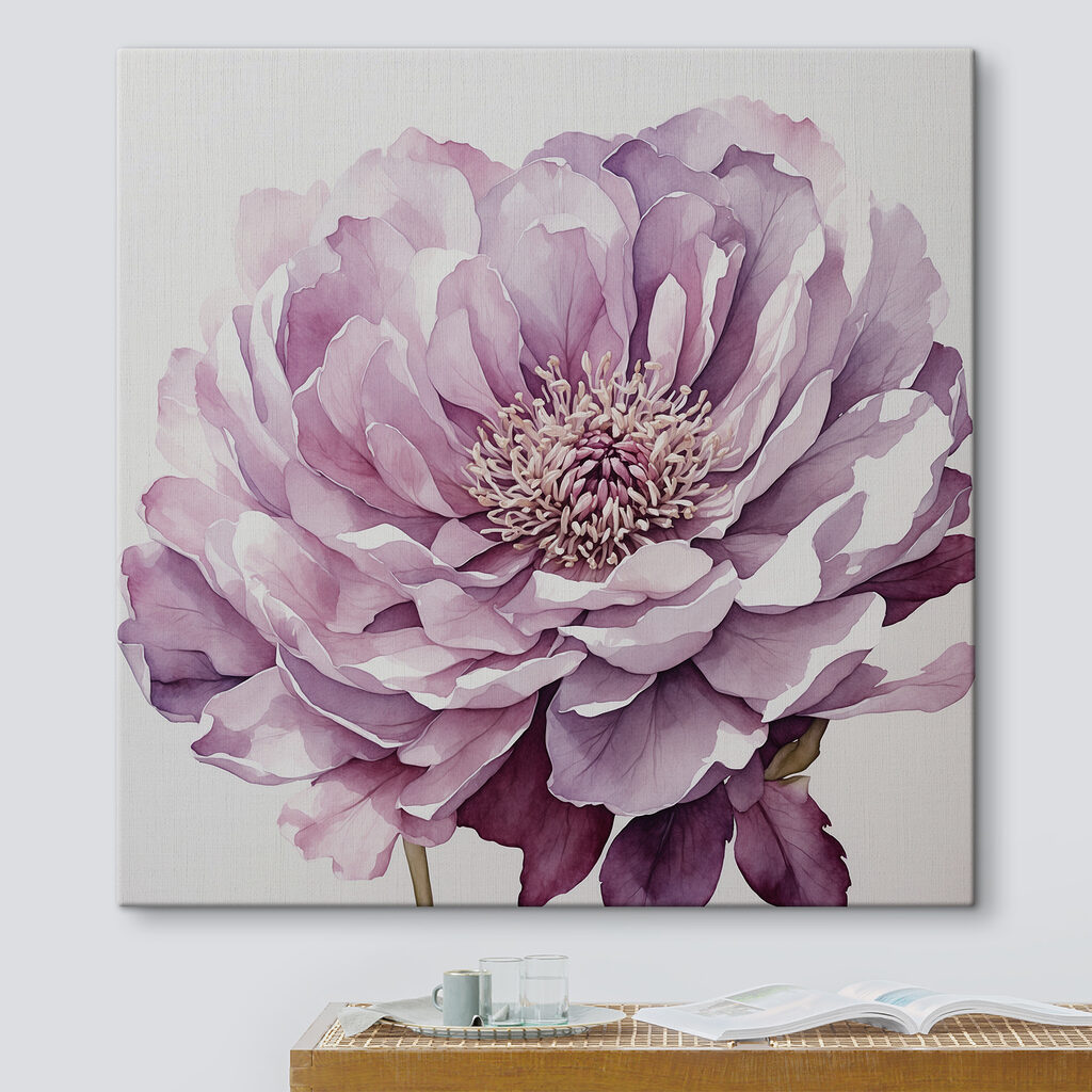 Delicate bloom in soft pastel hues