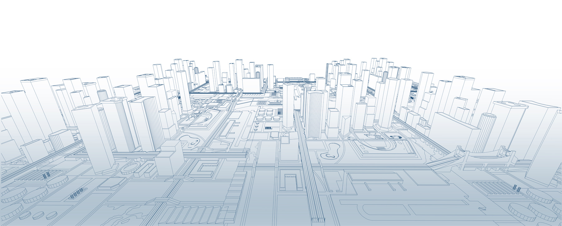Blueprint of a city