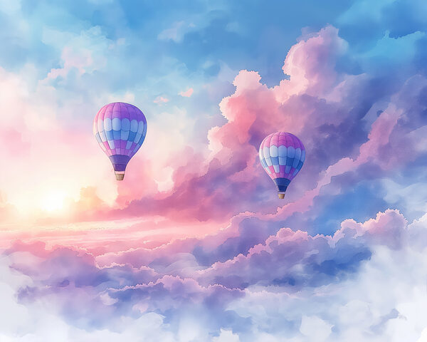 Balony na ogrzane powietrze na niebie Balony na ogrzane powietrze na niebie