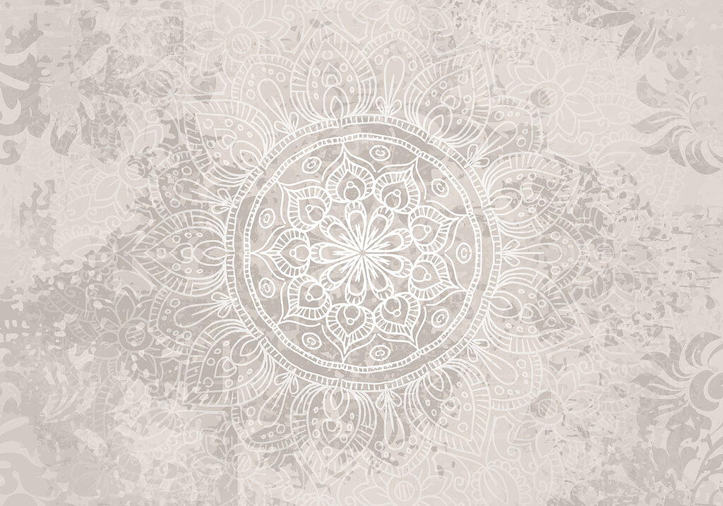 Biało-szara mandala Biało-szara mandala
