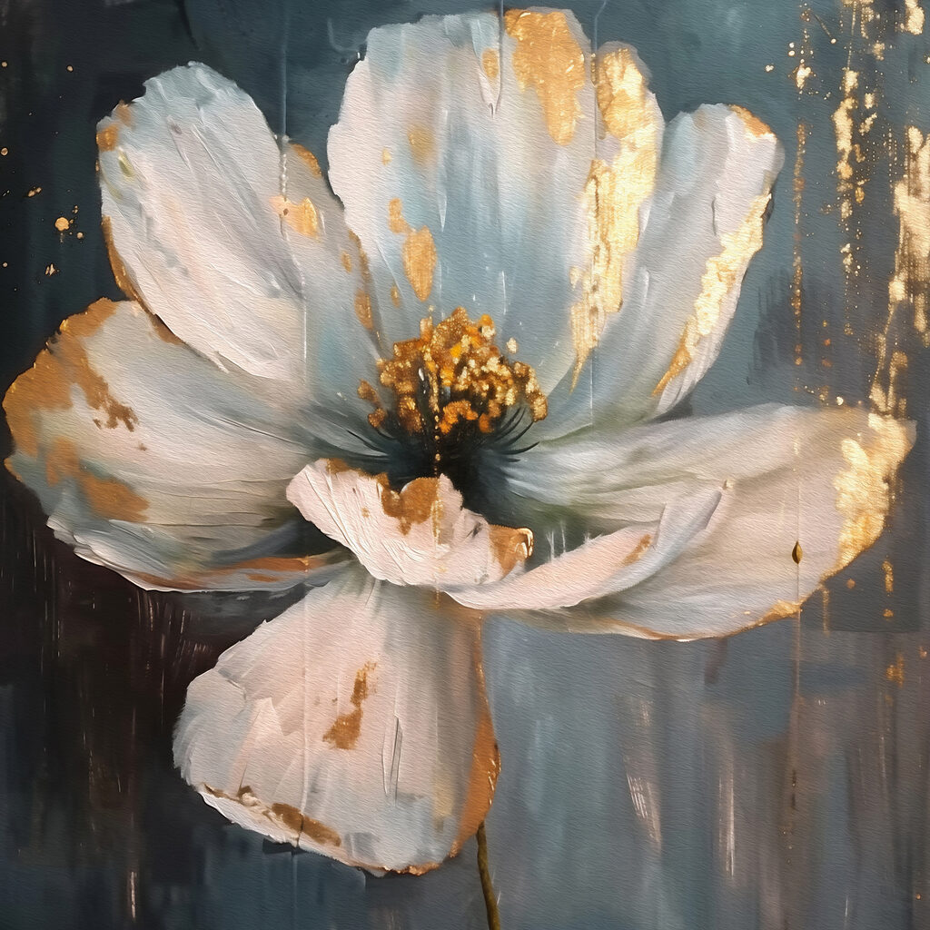 Splashes of light on delicate petals Splashes of light on delicate petals