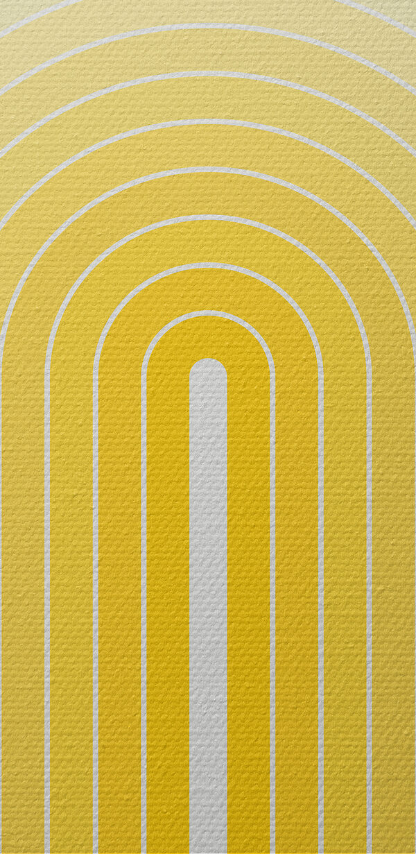 Yellow and white arch