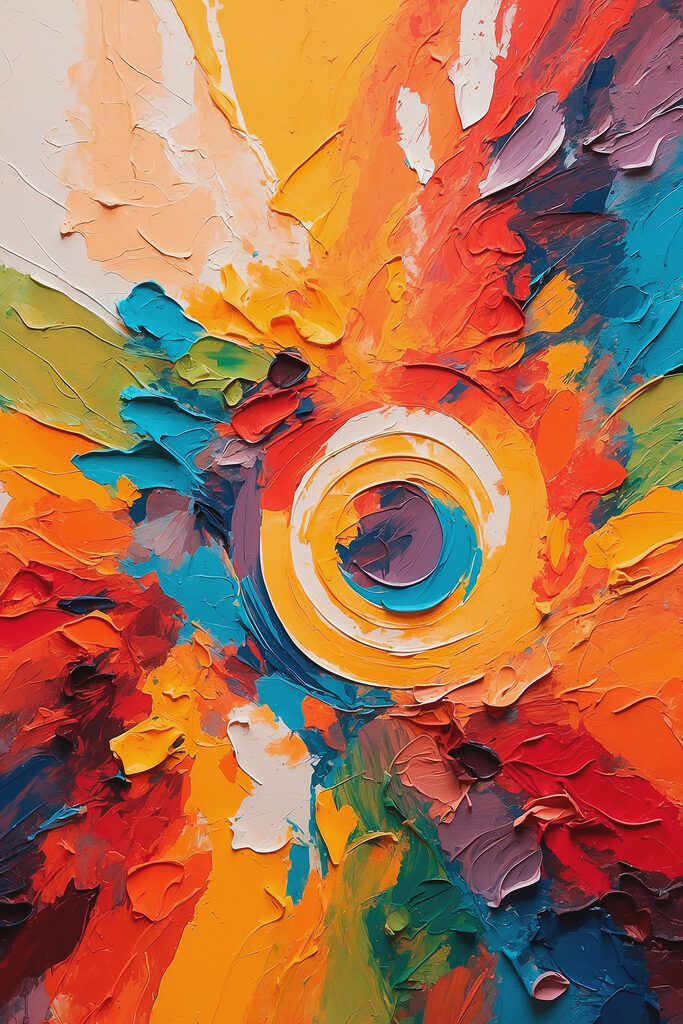 Painting of a circle