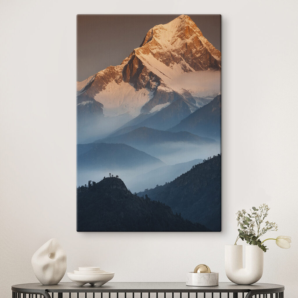 Mountain range with snow on top Mountain range with snow on top