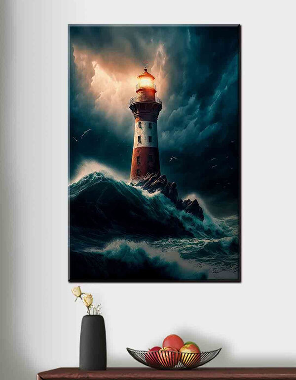 Latarnia morska na oceanie Latarnia morska na oceanie
