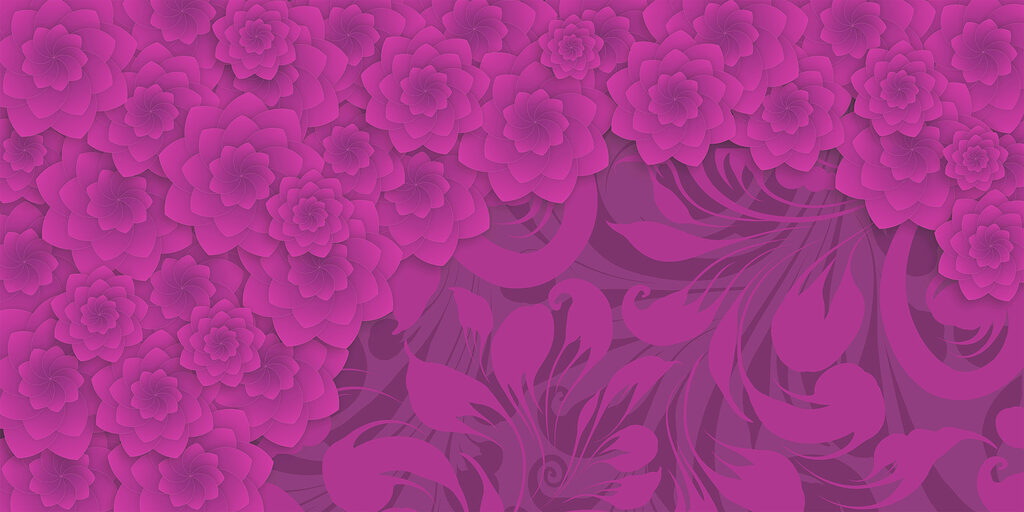 Purple and pink floral background