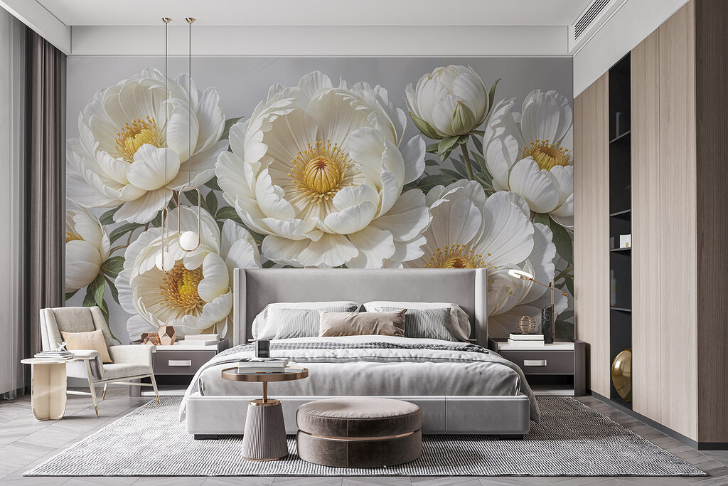 Group of white flowers