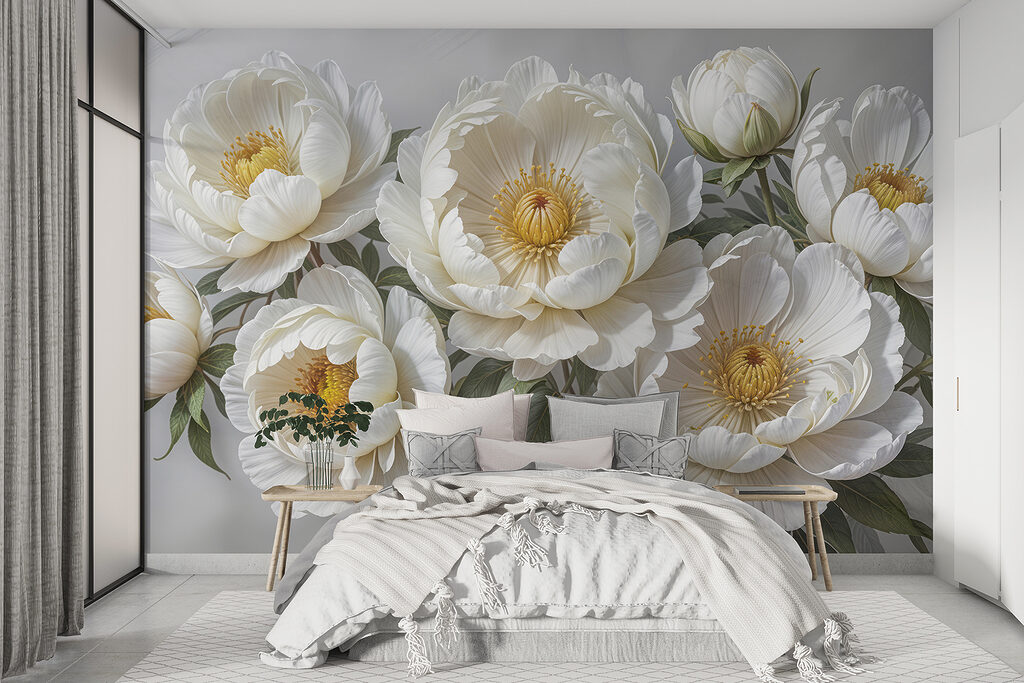 Group of white flowers