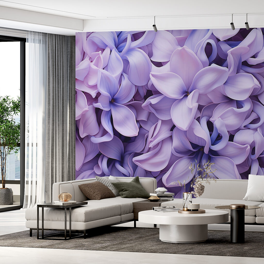 Group of purple flowers