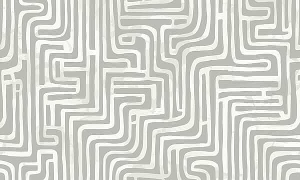 Grey and white maze