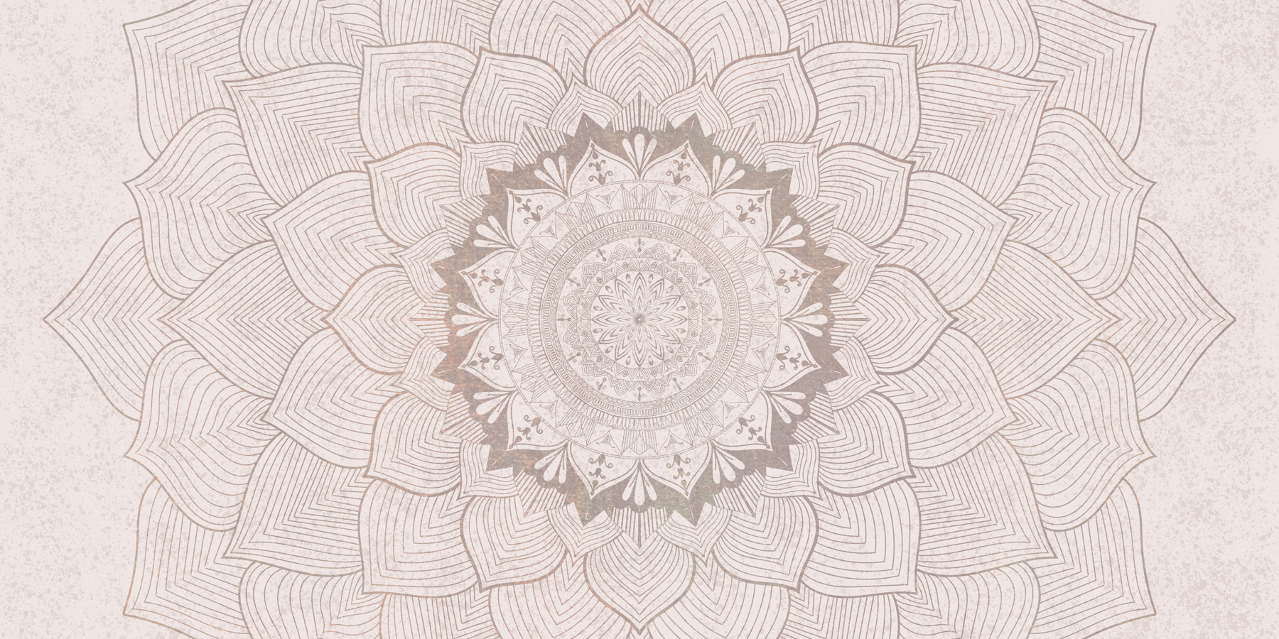 Circular pattern on a white surface