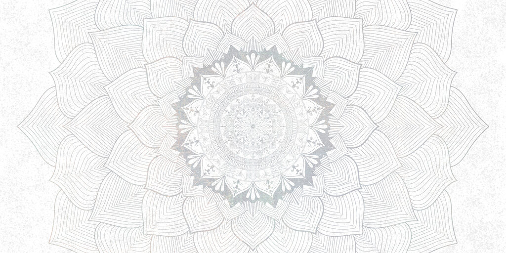 Biało-szara mandala Biało-szara mandala