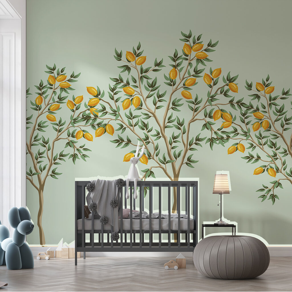 Tree with yellow fruits on it