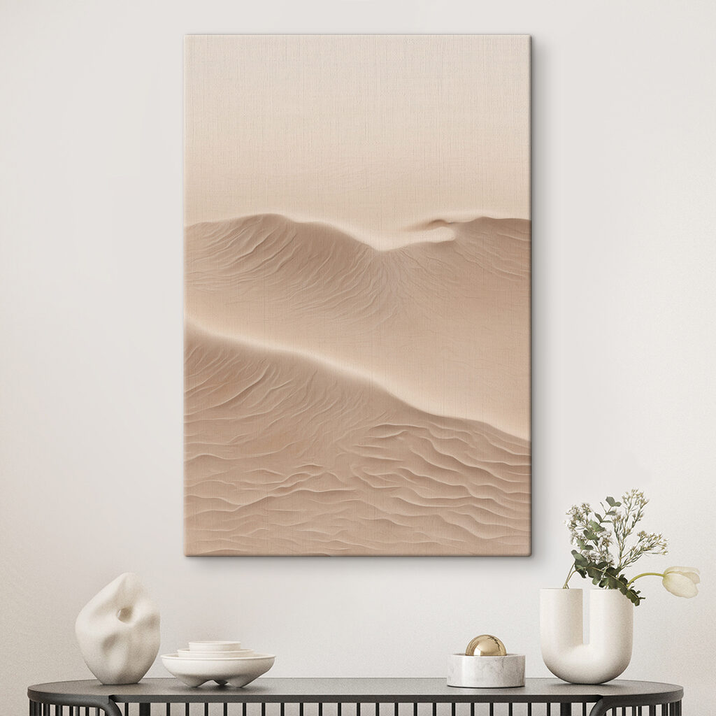Sand dunes with waves Sand dunes with waves