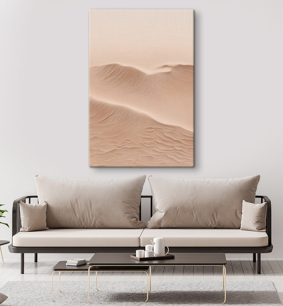 Sand dunes with waves Sand dunes with waves