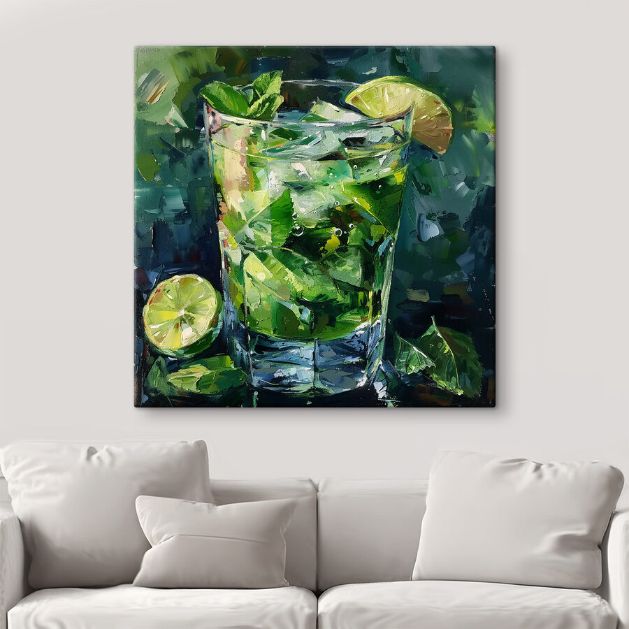 Szklanka lodu i limonki
