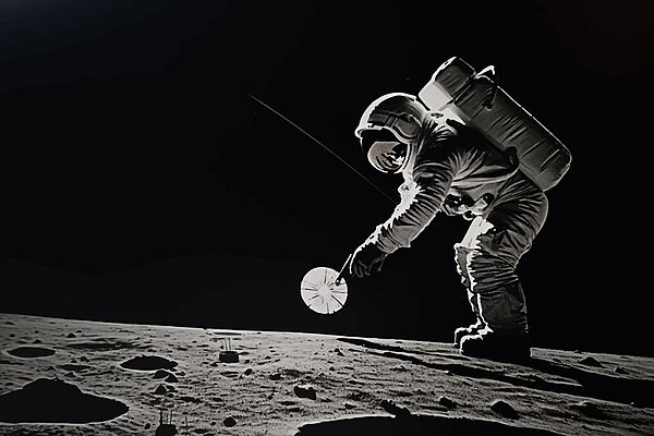 Astronauta na księżycu Astronauta na księżycu