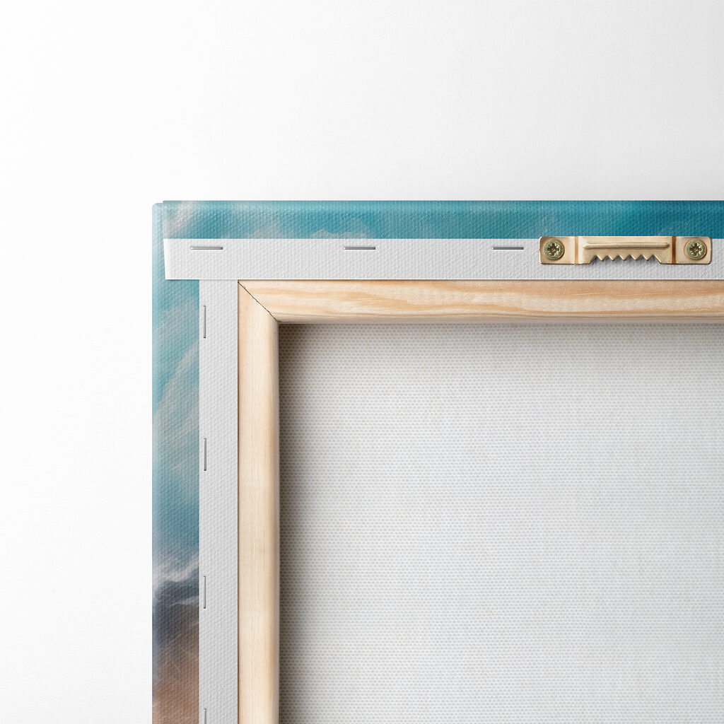 Waves crashing on a beach