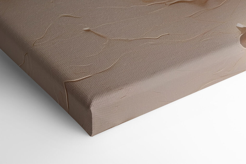 Swirl of paint on a wall