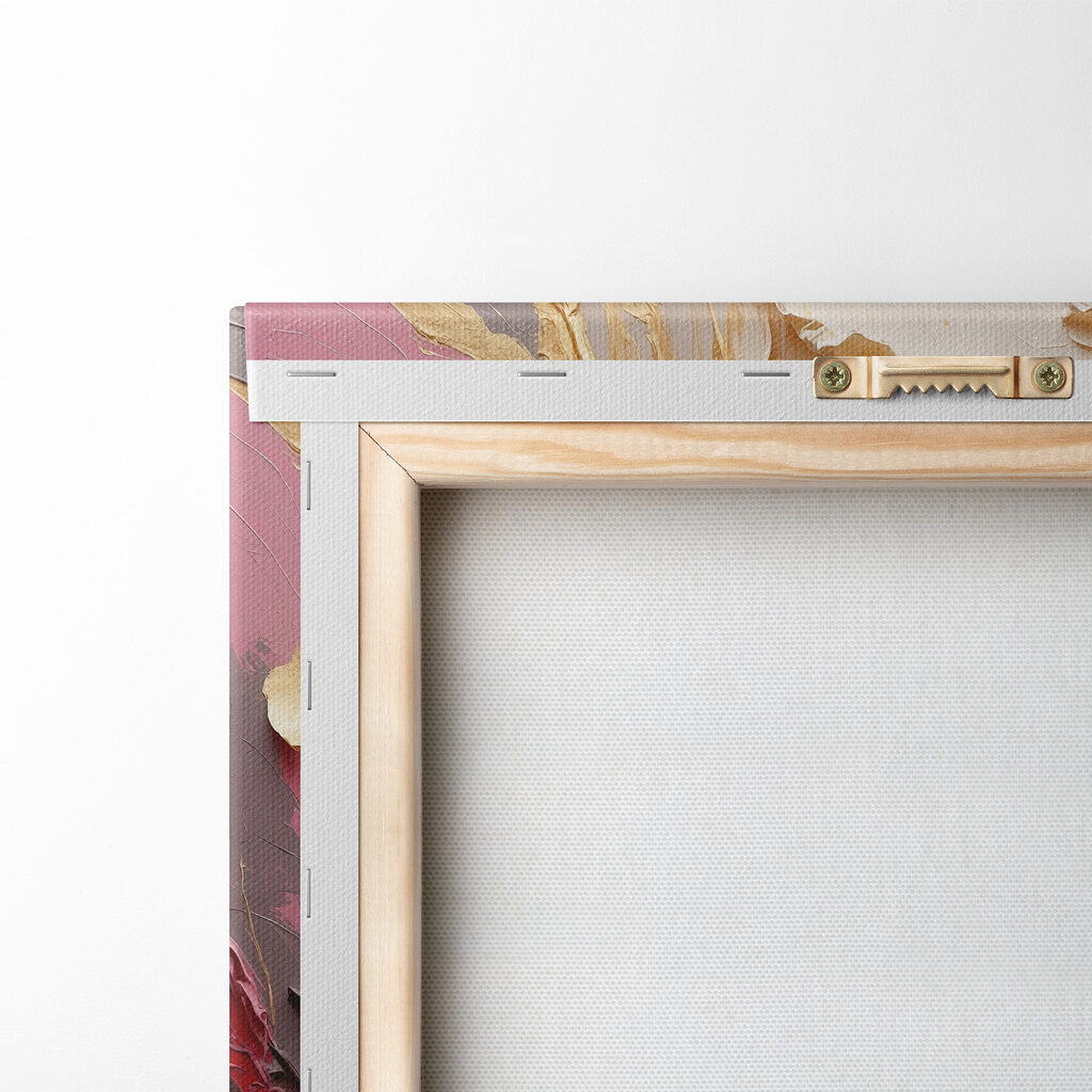 Swirl of paint on a wall