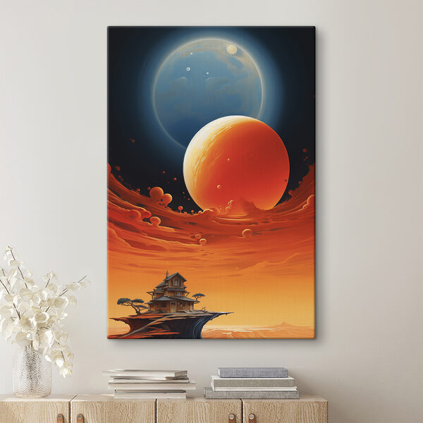 Dom na niebie z planetami Dom na niebie z planetami