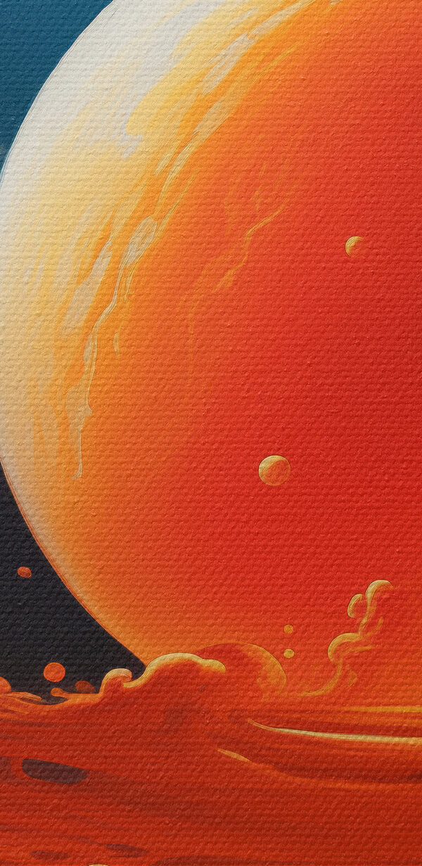 Dom na niebie z planetami Dom na niebie z planetami