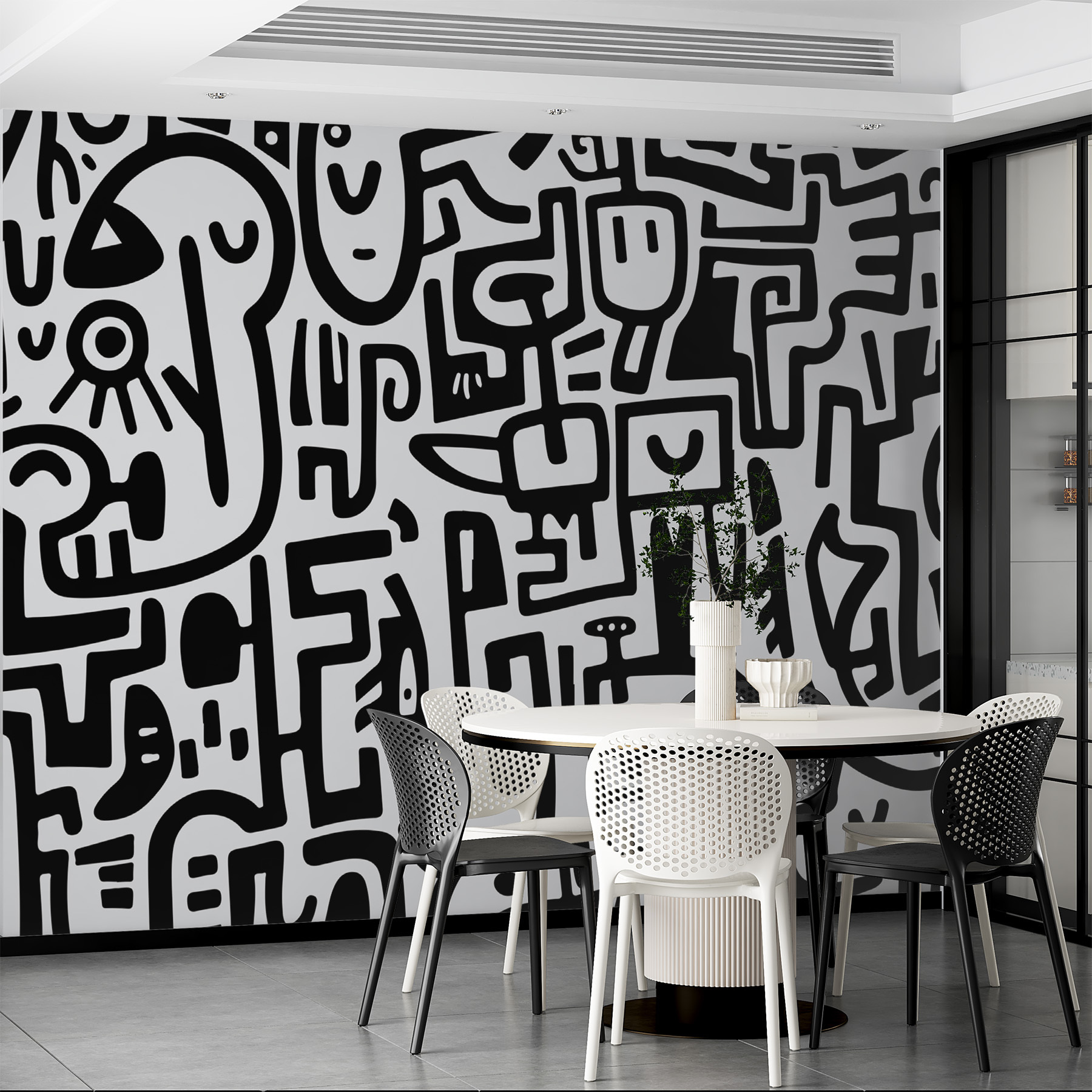 Black and white pattern