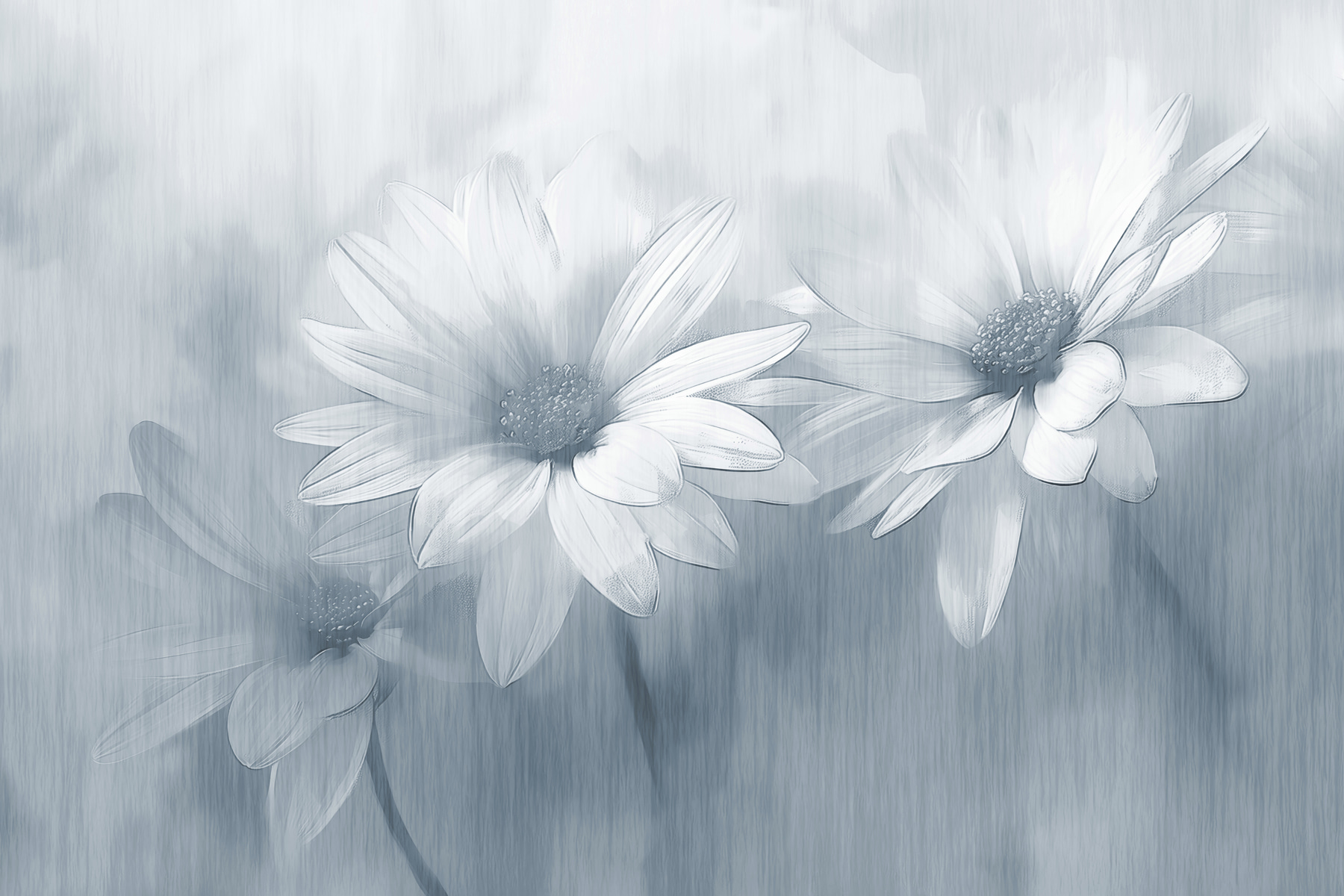 Group of white flowers