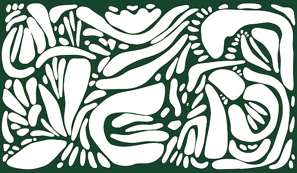 White and green pattern