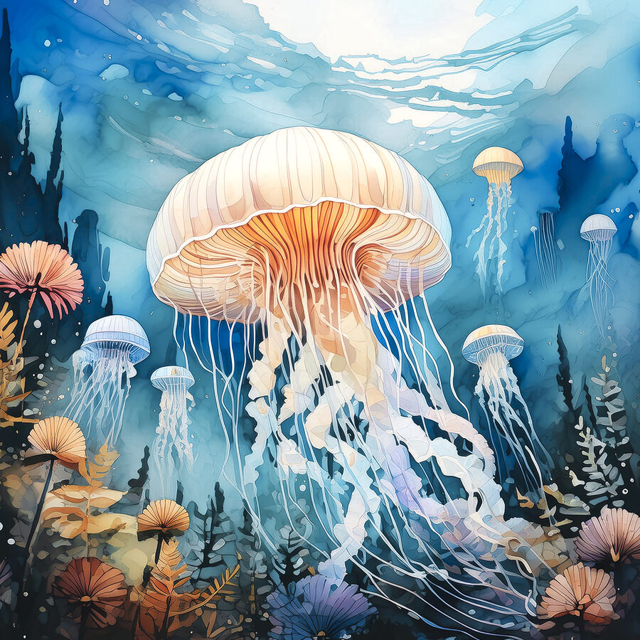 Obraz Obraz meduzy - obrazek 9