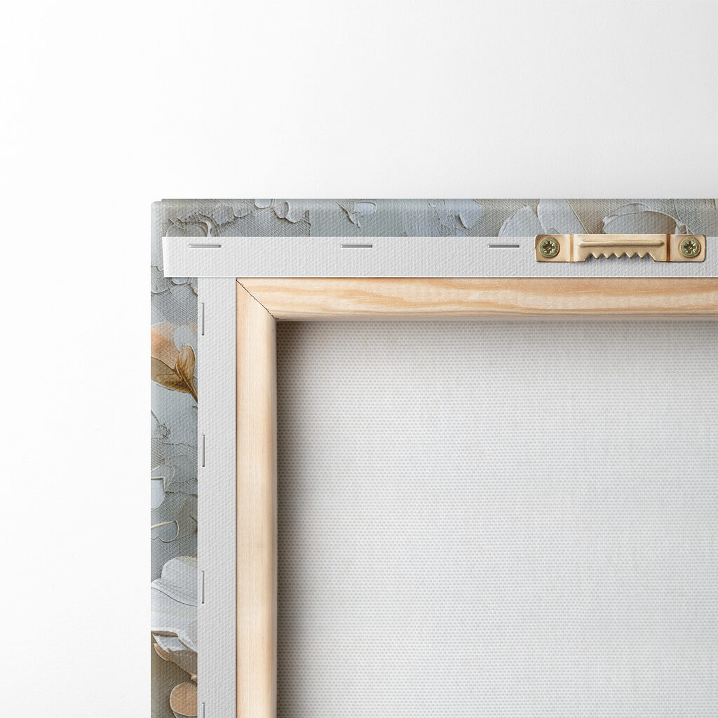 Painting of white flowers Painting of white flowers