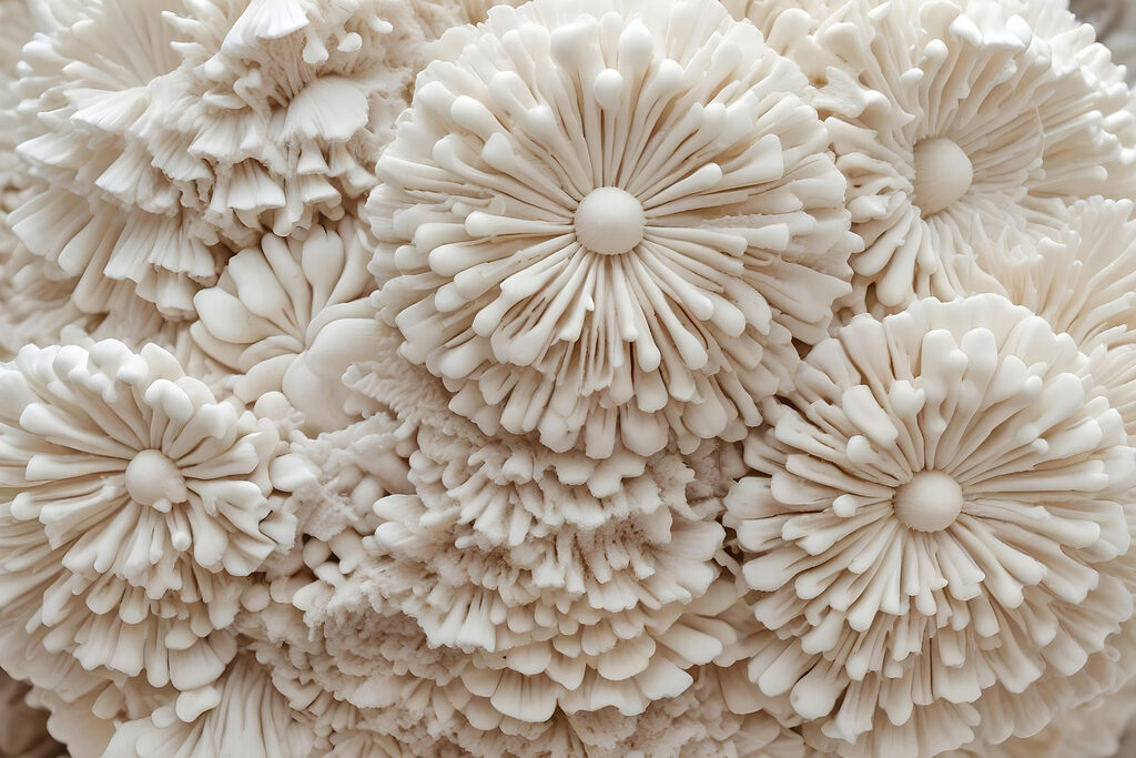 Group of white flowers