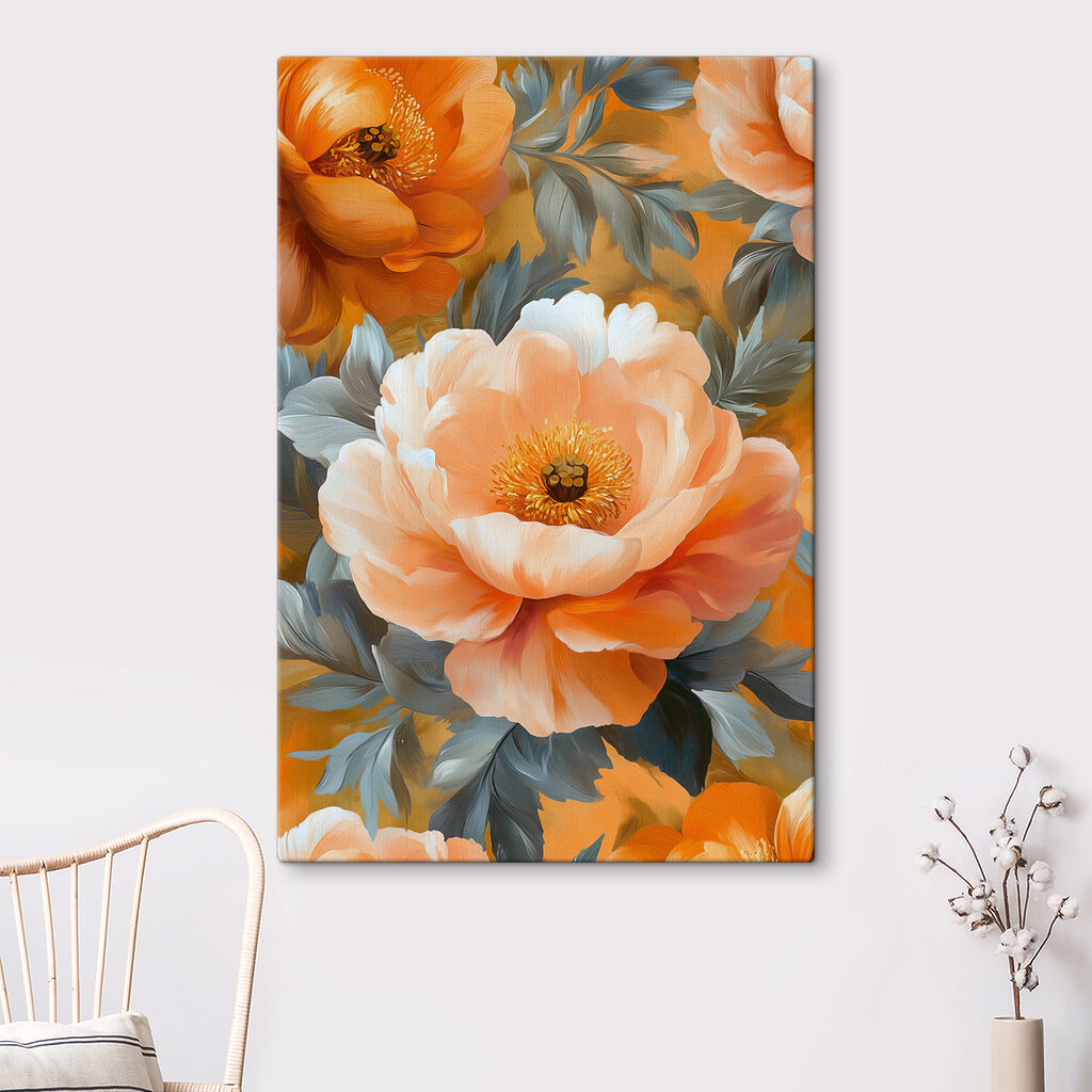 Vibrant peonies in soft hues Vibrant peonies in soft hues