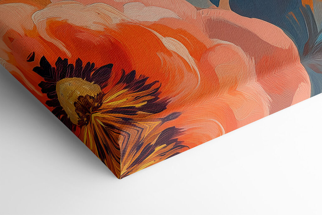 Vibrant blooms in soft pastel hues