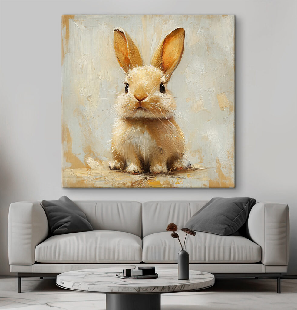 Close up of a rabbit