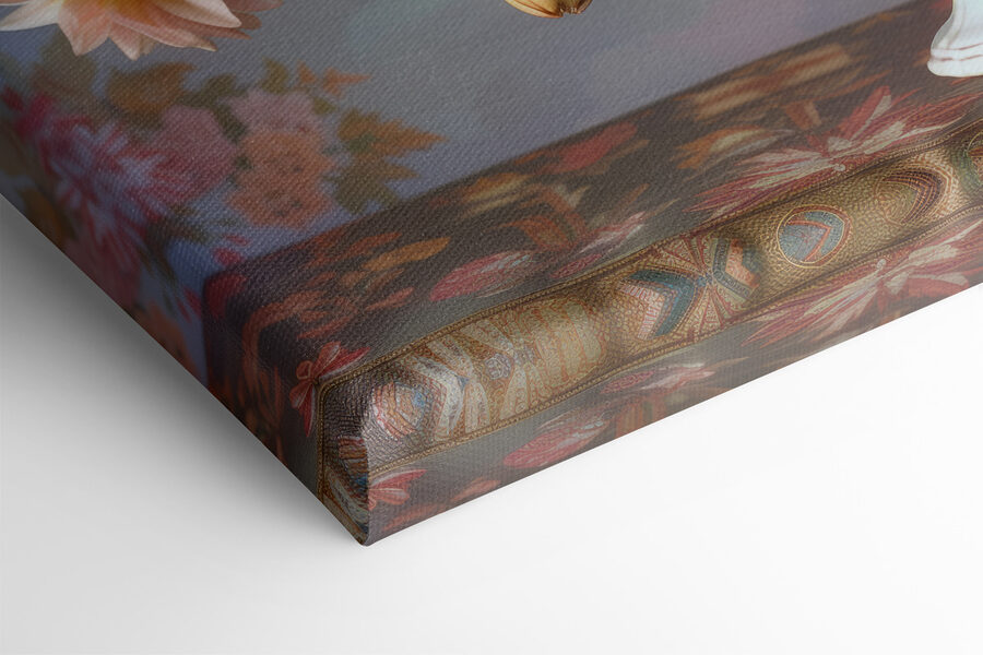 Canvas prints Vase with flowers in it Canvas prints Vase with flowers in it
