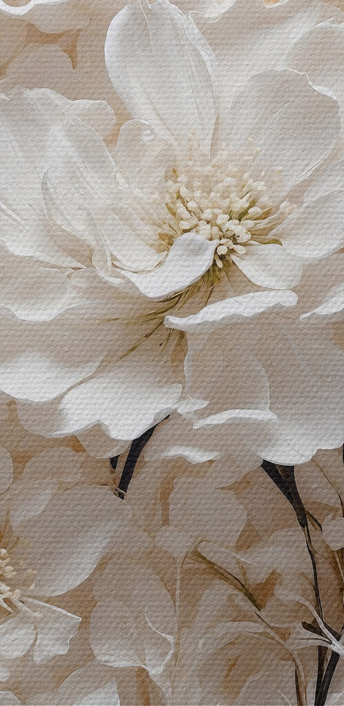 Group of white flowers