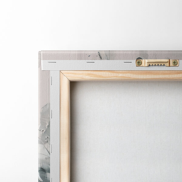 Painting of a woman with flowers on her head