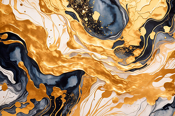 Abstract swirls of color and pattern