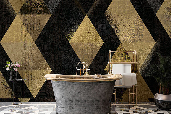 Mosaic of Luminous Triangular Patterns