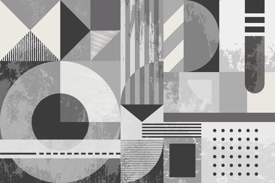 Szaro-biały geometryczny wzór Szaro-biały geometryczny wzór