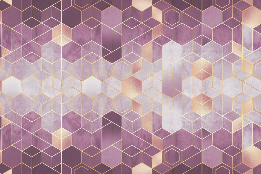 Subtelna elegancja w geometrycznych wzorach