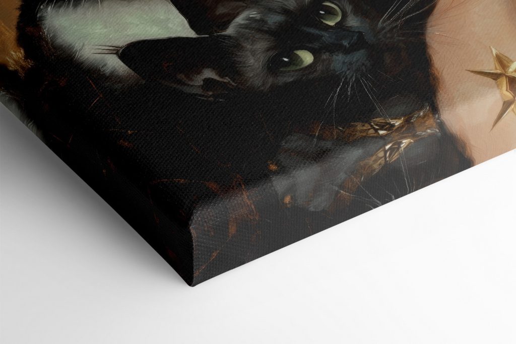 Woman with cats around her neck Woman with cats around her neck