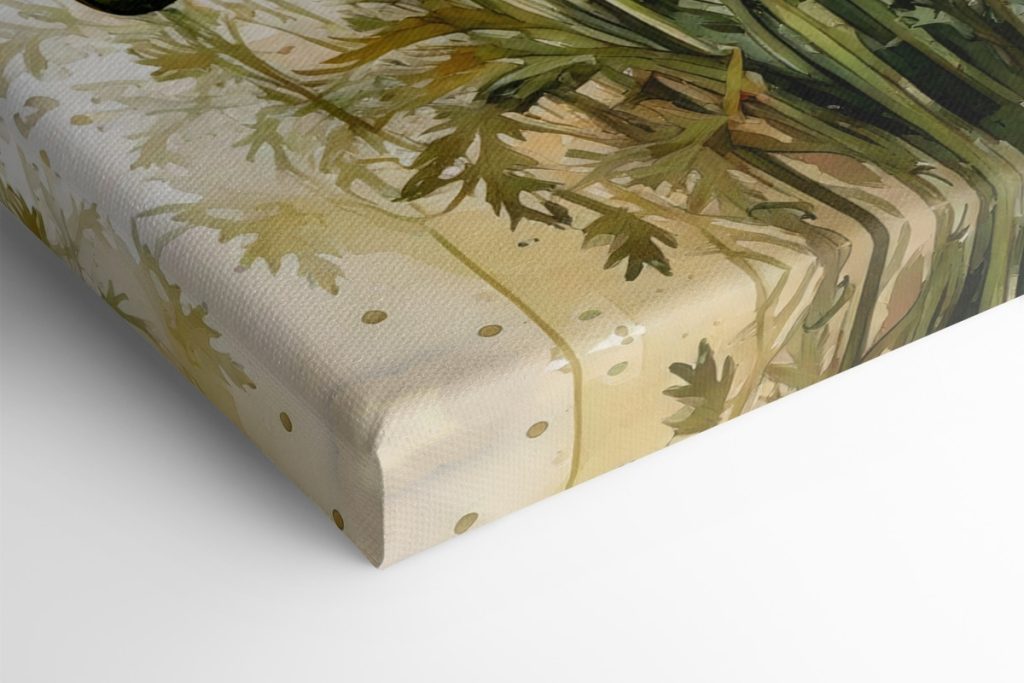 Painting of red flowers Painting of red flowers