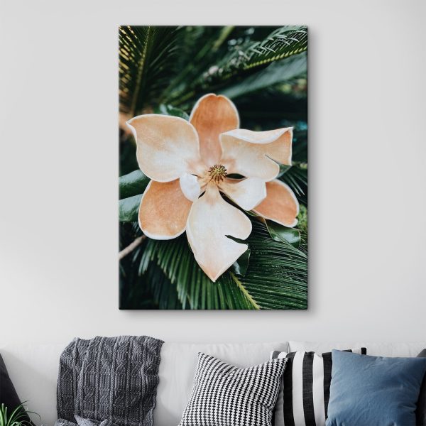 Tropical bloom in lush greenery Tropical bloom in lush greenery