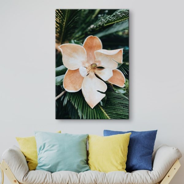 Tropical bloom in lush greenery Tropical bloom in lush greenery