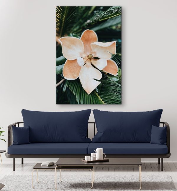 Tropical bloom in lush greenery Tropical bloom in lush greenery