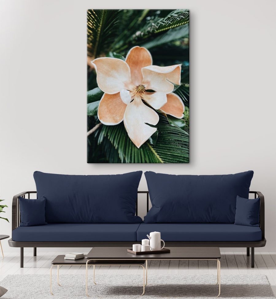 Tropical bloom in lush greenery Tropical bloom in lush greenery
