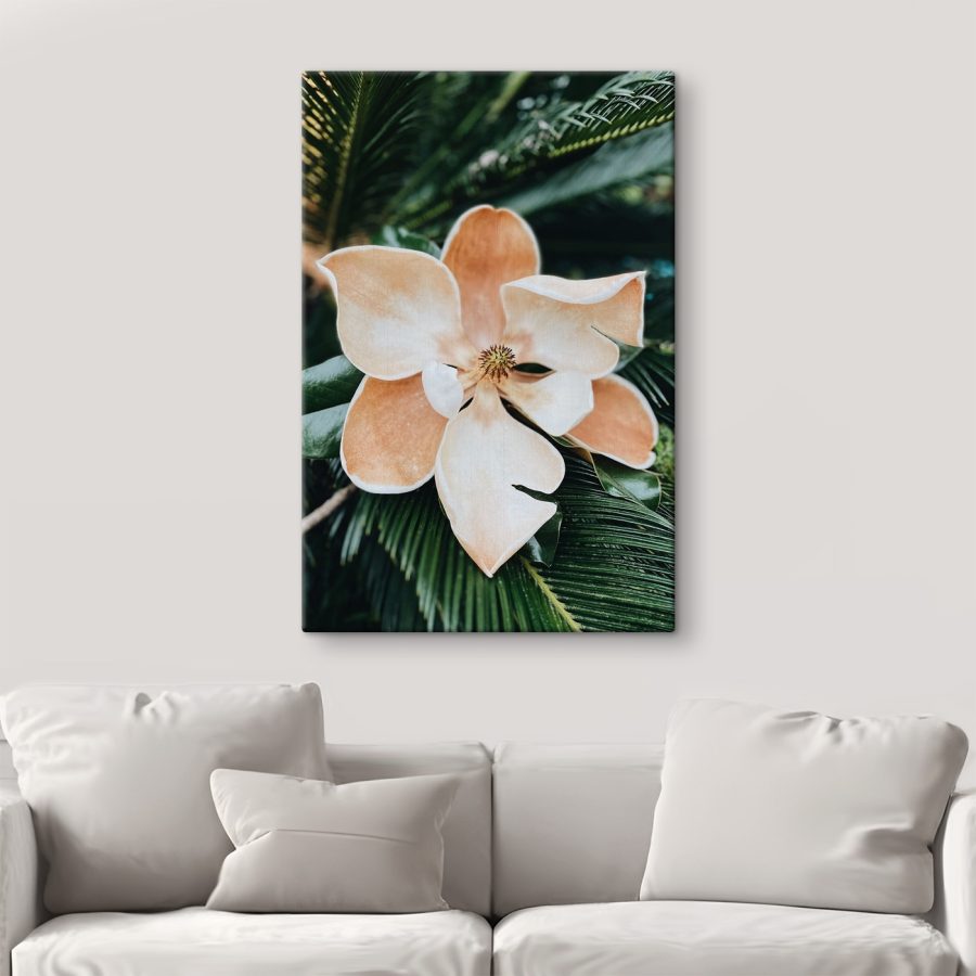 Tropical bloom in lush greenery Tropical bloom in lush greenery